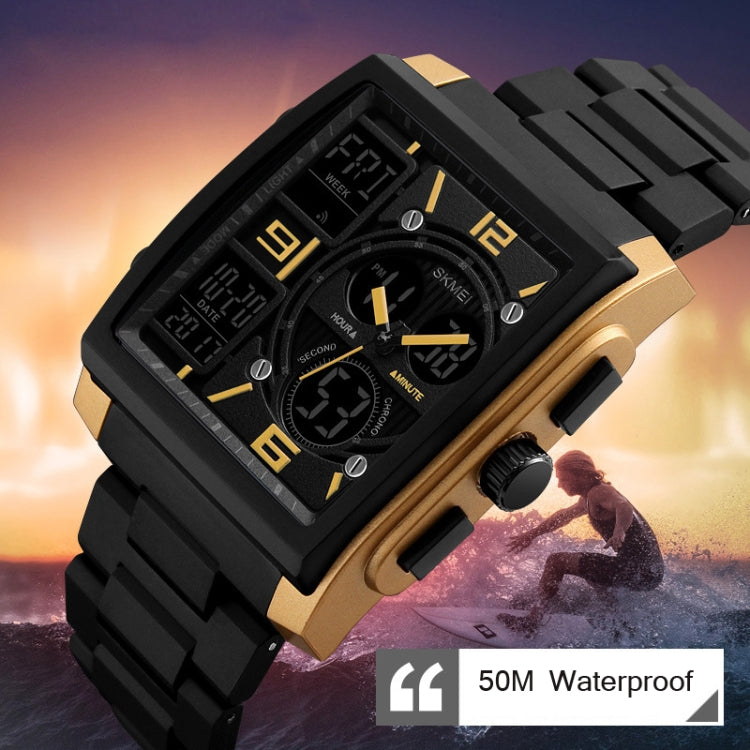 SKMEI 1274  Men Fashion Electronic Watch Multifunctional Outdoor Sports Watch(Red) - free shipping - PMC TechLife - Order now!