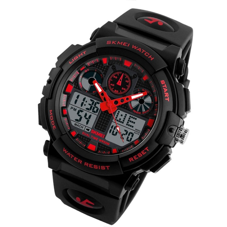 SKMEI 1270 Men Waterproof Dual Display Digital Watch Outdoor Sports Watch(Red) - free shipping - PMC TechLife - Order now!