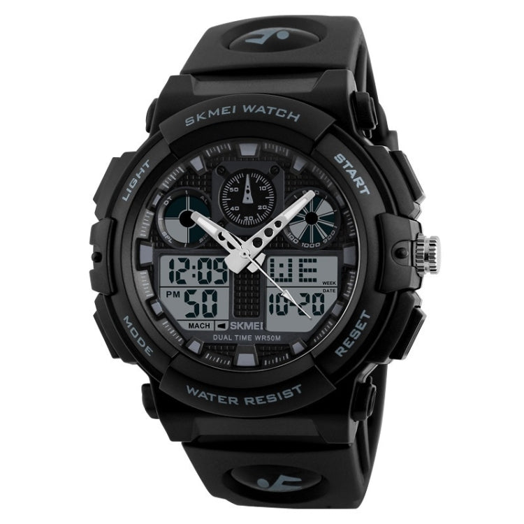 SKMEI 1270 Men Waterproof Dual Display Digital Watch Outdoor Sports Watch(Gray) - free shipping - PMC TechLife - Order now!