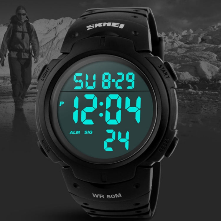 SKMEI 1068 Men Waterproof Outdoor Sports Digital Watch Student Fashion Watch(Red) - free shipping - PMC TechLife - Order now!