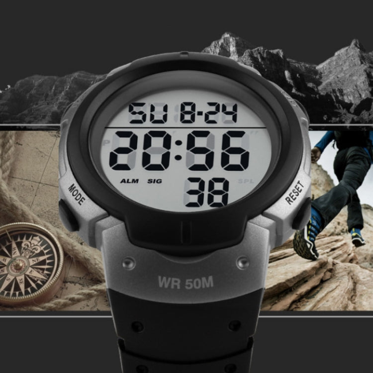 SKMEI 1068 Men Waterproof Outdoor Sports Digital Watch Student Fashion Watch(ArmyGreen) - free shipping - PMC TechLife - Order now!