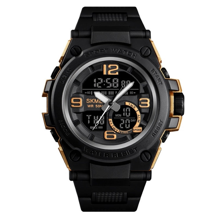 SKMEI 1452 Outdoor Sports Electronic Watch Multifunctional Waterproof Watch(Golden) - free shipping - PMC TechLife - Order now!