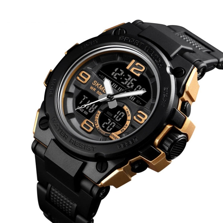 SKMEI 1452 Outdoor Sports Electronic Watch Multifunctional Waterproof Watch(Golden) - free shipping - PMC TechLife - Order now!