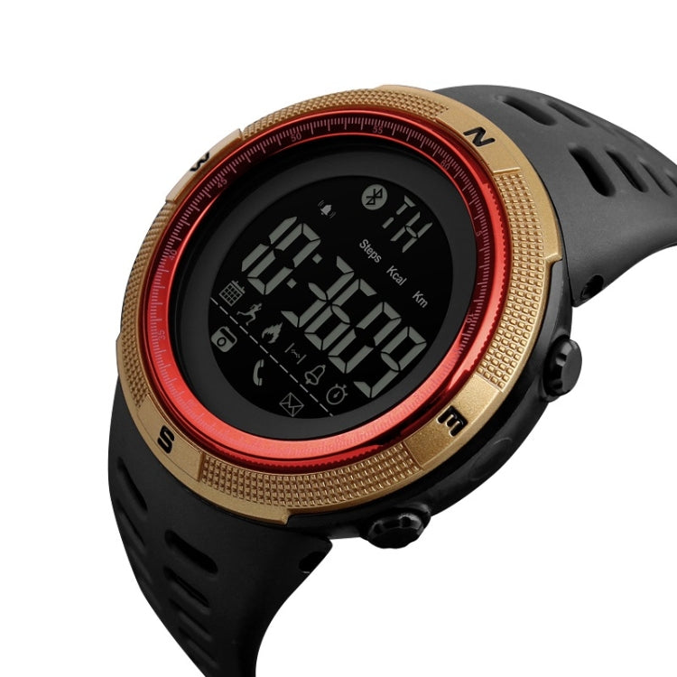 SKMEI 1250 Men Outdoor Waterproof Sports Digital Watch Multi-Function Watch(Gold/Red) - free shipping - PMC TechLife - Order now!
