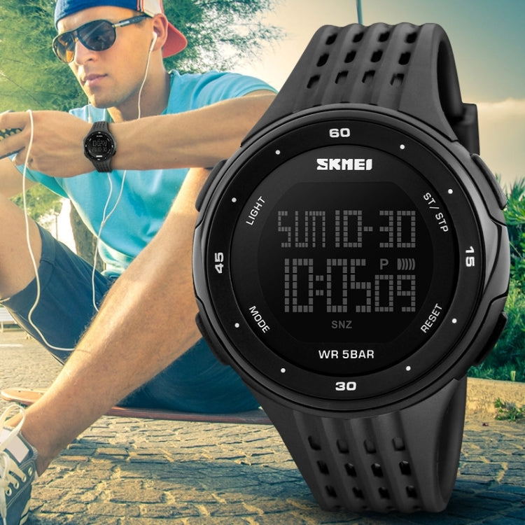 SKMEI 1219 Men Multi-Function Electronic Watch Outdoor Sports Watch(Blue) - free shipping - PMC TechLife - Order now!