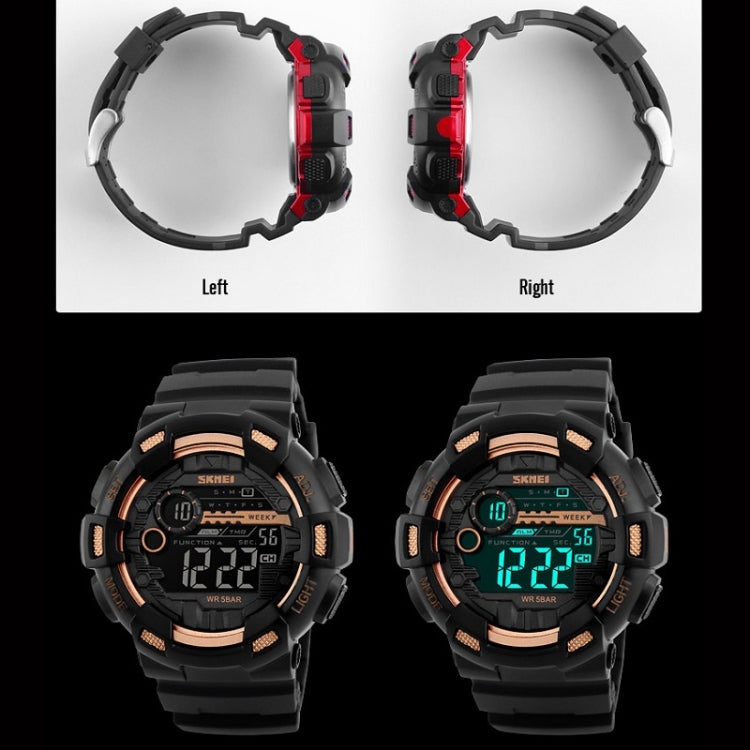 SKMEI 1243 Men Sports Watch Outdoor Waterproof Digital Watch(Black) - free shipping - PMC TechLife - Order now!