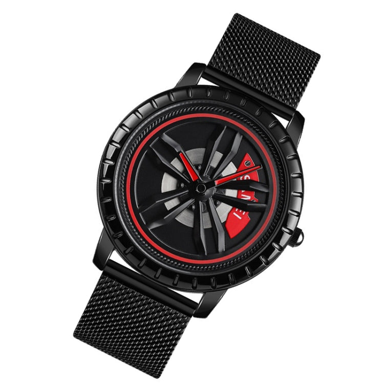 SKMEI 1634 Men Waterproof Watch Fashion Quartz Watch(Black Mesh Belt) - free shipping - PMC TechLife - Order now!
