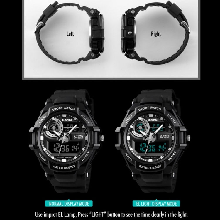 SKMEI 1357 Mens Multifunctional Sports Digital Watch Student Waterproof Watch(Red) - free shipping - PMC TechLife - Order now!