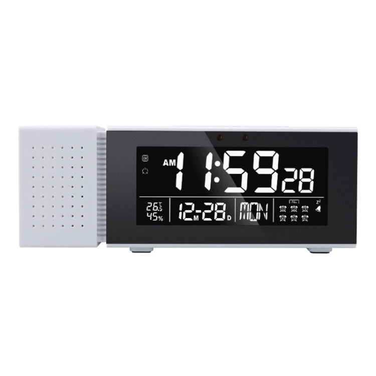 TS-P30 Multifunctional Night Light Alarm Digital Clock with FM Radio & Temperature / Humidity Display & IR Sensor Function(White) - Alarm Clocks by PMc TechLife | Online Shopping South Africa | PMc TechLife | Buy Now Pay Later Mobicred