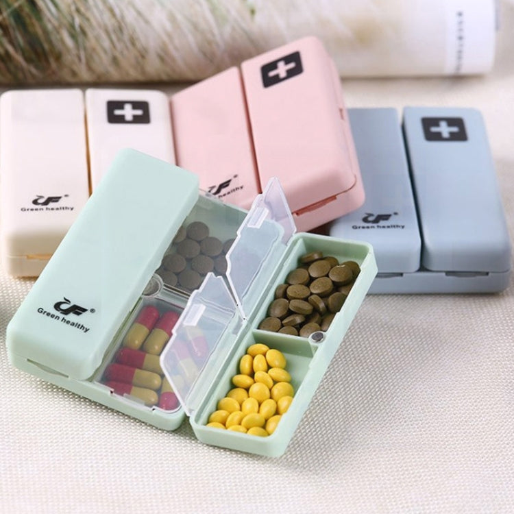 Folding Portable Sealed and Dispensing Small Pill Box(Green) - free shipping - PMC TechLife - Order now!