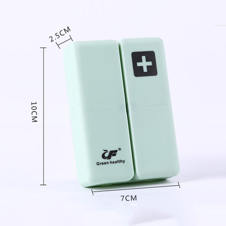 Folding Portable Sealed and Dispensing Small Pill Box(Blue) - free shipping - PMC TechLife - Order now!
