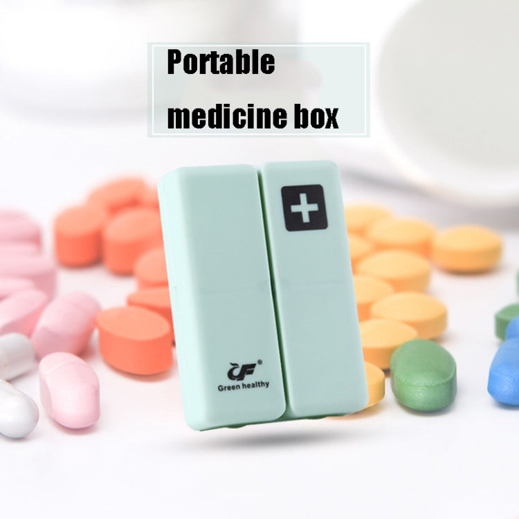 Folding Portable Sealed and Dispensing Small Pill Box(Blue) - free shipping - PMC TechLife - Order now!