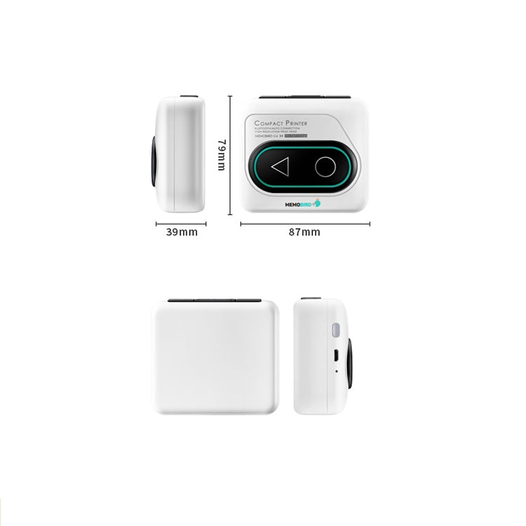 Memobird G4 Handheld Home Student Search Question Graffiti Notes Portable Bluetooth Thermal Printer(Classic White) - Receipt Printers by PMC Jewellery | Online Shopping South Africa | PMC Jewellery | Buy Now Pay Later Mobicred