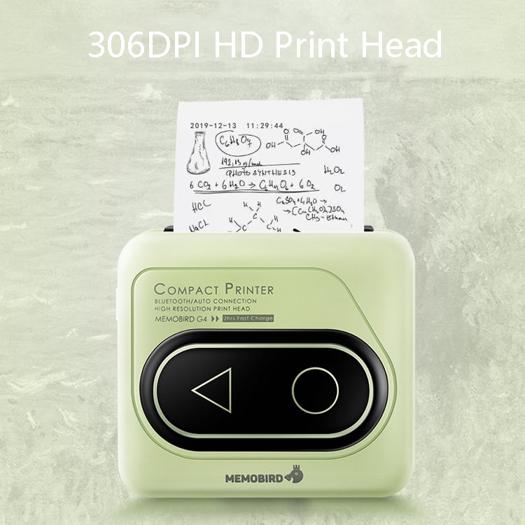 Memobird G4 Handheld Home Student Search Question Graffiti Notes Portable Bluetooth Thermal Printer(Classic White) - Receipt Printers by PMC Jewellery | Online Shopping South Africa | PMC Jewellery | Buy Now Pay Later Mobicred