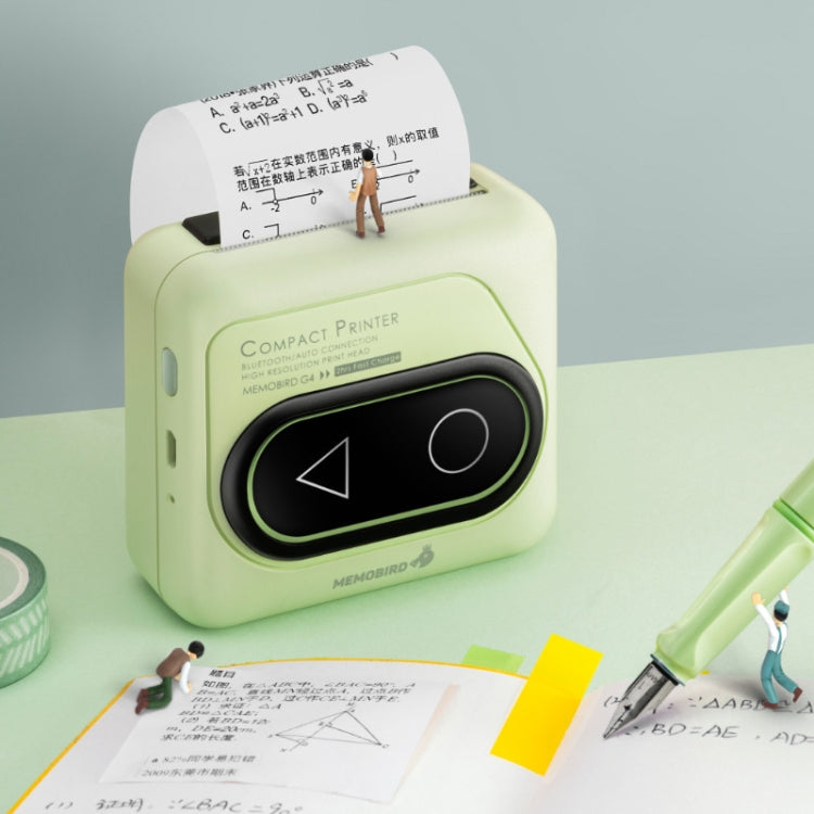 Memobird G4 Handheld Home Student Search Question Graffiti Notes Portable Bluetooth Thermal Printer(Classic White) - Receipt Printers by PMC Jewellery | Online Shopping South Africa | PMC Jewellery | Buy Now Pay Later Mobicred