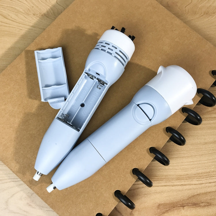 2 in 1 Vacuum Cleaner Electric Eraser Creative Students Studying Stationery - Eraser & Correction Tape by PMC TechLife | Online Shopping South Africa | PMC TechLife | Buy Now Pay Later Mobicred