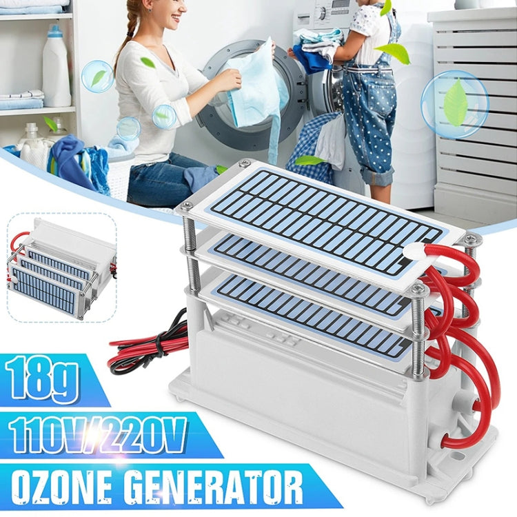 AC 110V AZ-18G-C 18G Integrated Ozone Generator Long-Life Coating Moisture-Proof Ceramic 3-Sheets Air Purifier Sterilizing Active Oxygen Purifier - free shipping - PMC TechLife - Order now!