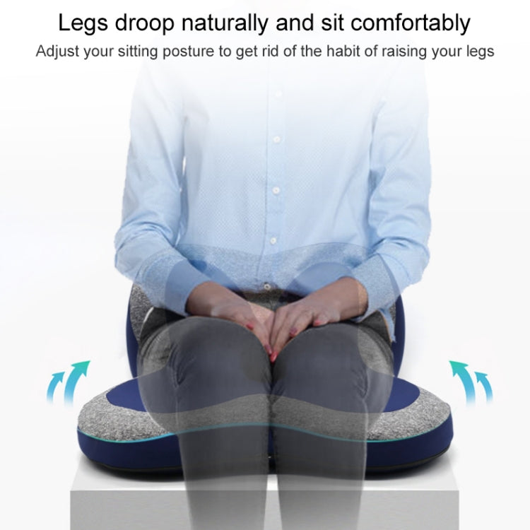 Memory Foam Petal Cushion Office Chair Home Car Seat Cushion, Size: With Storage Bag(Crystal Velvet Gray Black Stitching) - Cushions & Pillows by PMC TechLife | Online Shopping South Africa | PMC TechLife | Buy Now Pay Later Mobicred