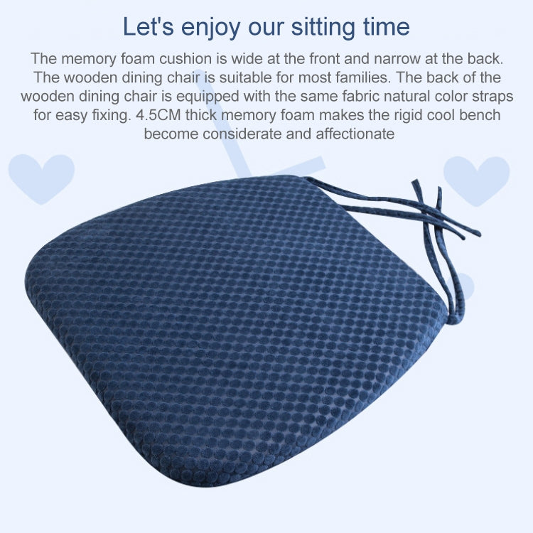 Memory Foam Thicken Stool Cushion Sofa Window Sill Bay Window Seat Cushion, Colour: Dot Bandage (Navy Blue) - Cushions & Pillows by PMC Jewellery | Online Shopping South Africa | PMC Jewellery | Buy Now Pay Later Mobicred