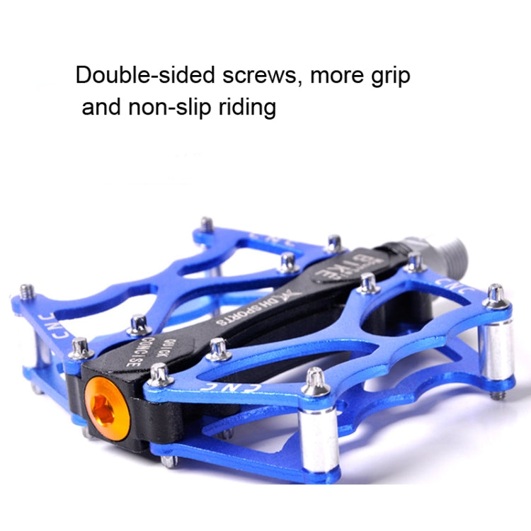 Bicycle Pedal Mountain Bike Aluminum Alloy Palin Pedal Non-Slip Bearing Pedal(901 Red) - Pedals by PMc TechLife | Online Shopping South Africa | PMc TechLife | Buy Now Pay Later Mobicred