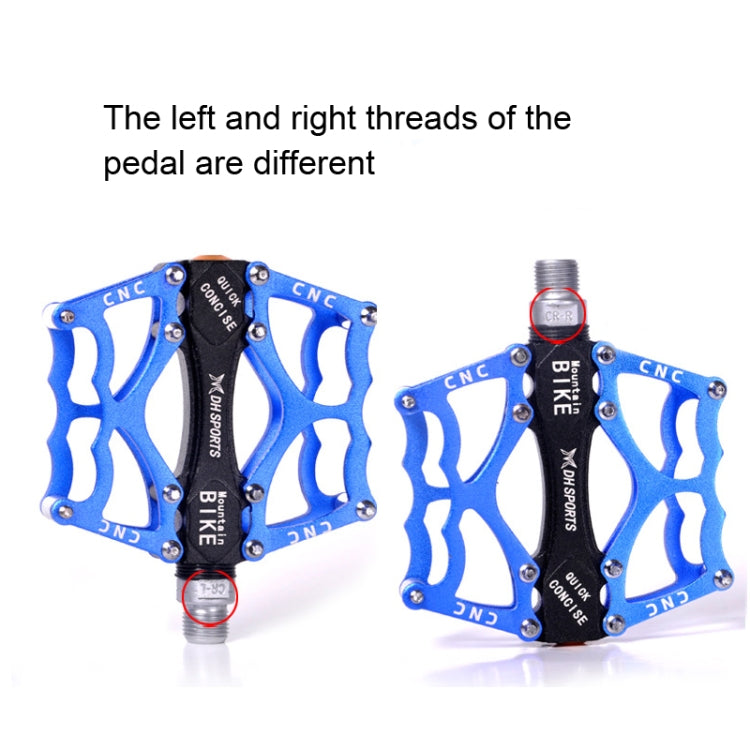 Bicycle Pedal Mountain Bike Aluminum Alloy Palin Pedal Non-Slip Bearing Pedal(901 Black) - Pedals by PMc TechLife | Online Shopping South Africa | PMc TechLife | Buy Now Pay Later Mobicred