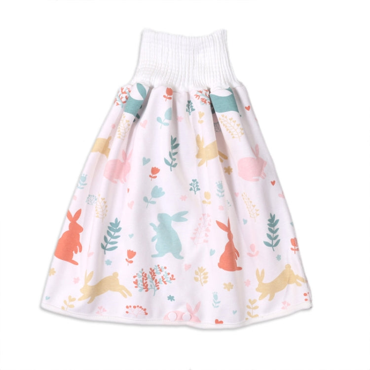 Baby Water-Proof And Leak-Proof Cloth Diapers Children Washable Cotton Cloth Bed-Wetting Skirt Pants, Colour: L(Colorful Bunny) - Baby Care by PMc TechLife | Online Shopping South Africa | PMc TechLife | Buy Now Pay Later Mobicred