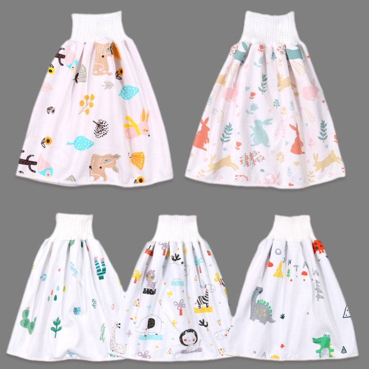 Baby Water-Proof And Leak-Proof Cloth Diapers Children Washable Cotton Cloth Bed-Wetting Skirt Pants, Colour: L(New Yellow Cactus) - Baby Care by PMc TechLife | Online Shopping South Africa | PMc TechLife | Buy Now Pay Later Mobicred