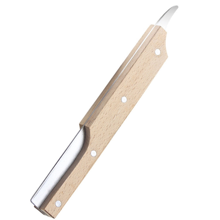 Multifunctional Stainless Steel Coconut Shell Opener With Wooden Handle Coconut Meat Knife Kitchen Gadgets, Specification: Knock Coconut Knife - free shipping - PMC TechLife - Order now!