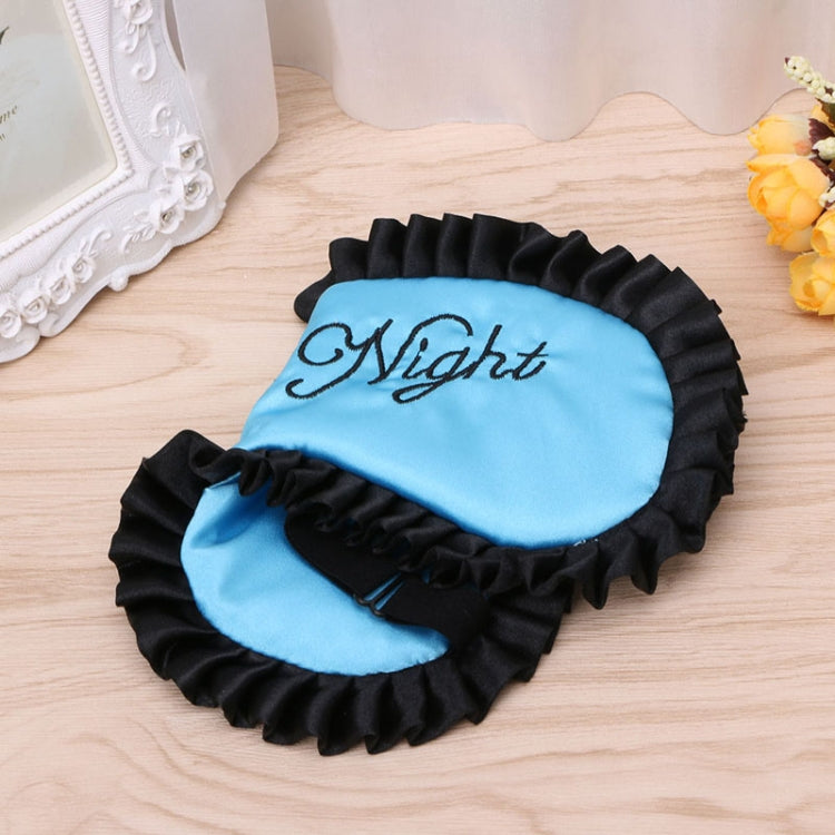 Comfortable Imitation Silk Satin Personalized Travel Sleep Mask Eye Cover(Beige) - free shipping - PMC TechLife - Order now!