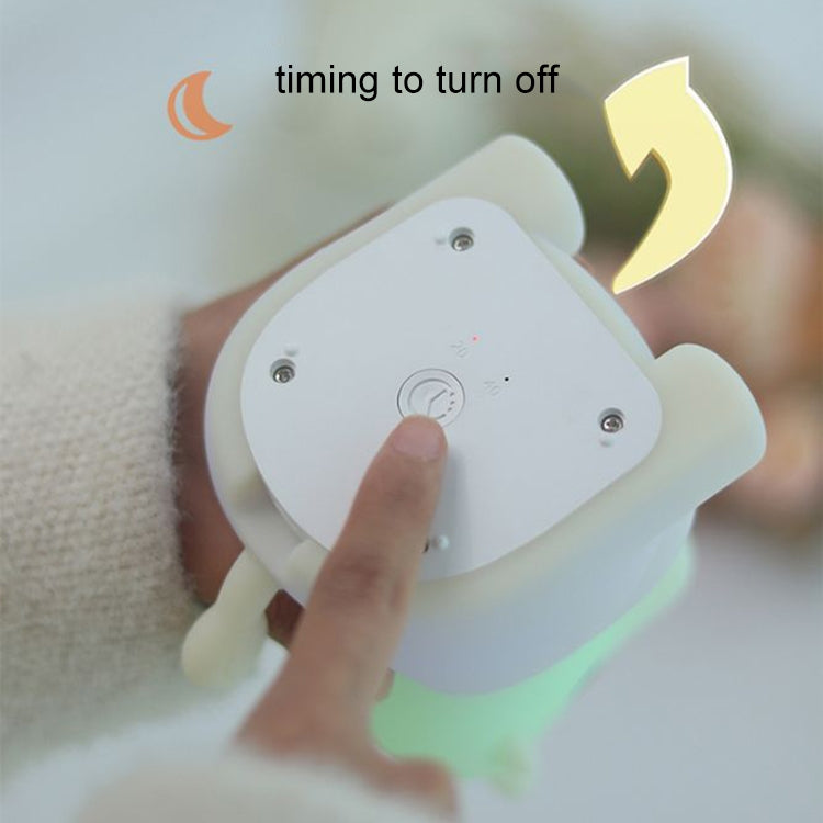 JX-YD-08 Silicone Calf Cow Night Light LED Colorful Dimming Pat Sleeping Bedside Lamp - Night Lights by PMc TechLife | Online Shopping South Africa | PMc TechLife | Buy Now Pay Later Mobicred