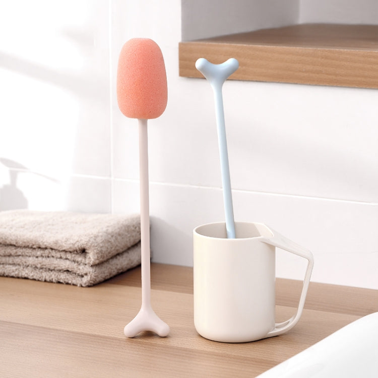 Long Handle Vertical Cup Brush Baby Bottle Sponge Cleaning Brush, Length: 29cm(Blue) - free shipping - PMc TechLife - Order now!