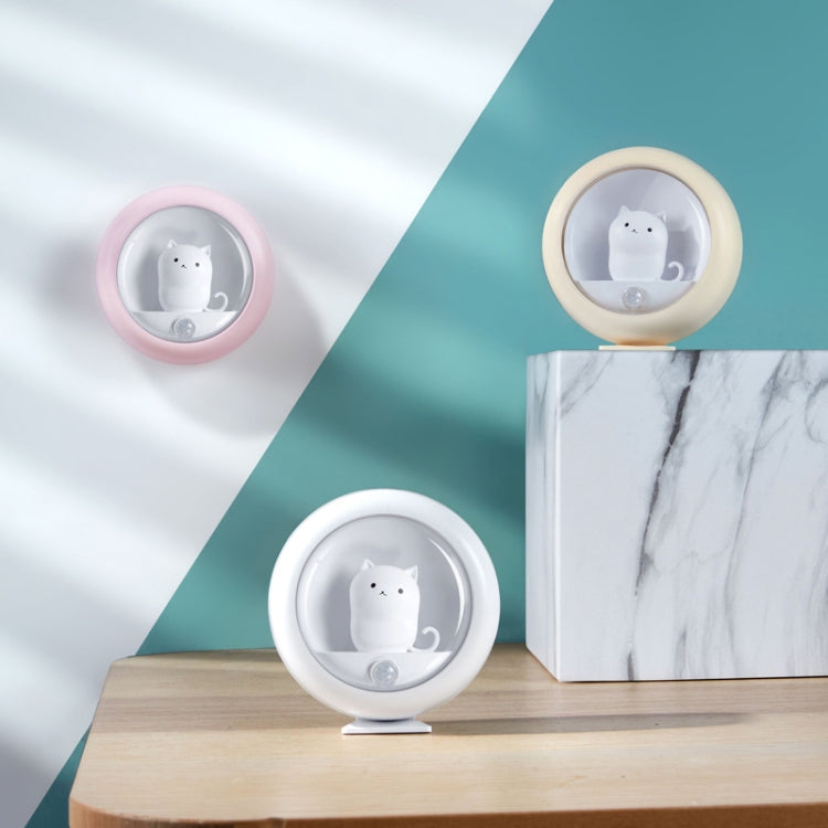 DZ-K610 Human Body Induction Night Light Cute Pet Bedroom Atmosphere Light USB Cabinet Wall Lamp(White) - Night Lights by PMc TechLife | Online Shopping South Africa | PMc TechLife | Buy Now Pay Later Mobicred