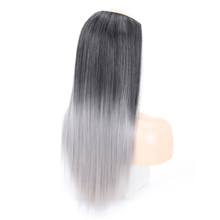 Wig Half Headgear Long Straight Hair U-Shaped Wig Headgear, Colour: 2.US-1BT0906 # - free shipping - PMC TechLife - Order now!