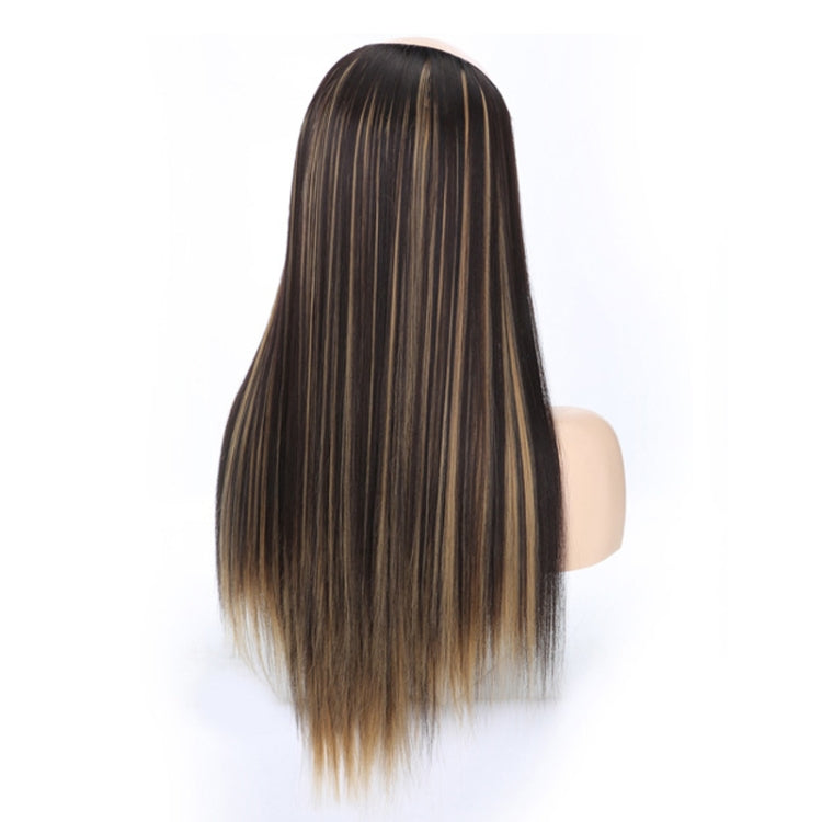 Wig Half Headgear Long Straight Hair U-Shaped Wig Headgear, Colour: 6.US-4H27# - free shipping - PMC TechLife - Order now!