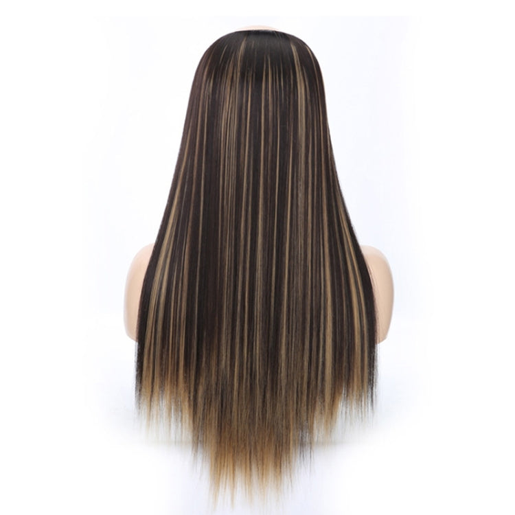Wig Half Headgear Long Straight Hair U-Shaped Wig Headgear, Colour: 6.US-4H27# - free shipping - PMC TechLife - Order now!