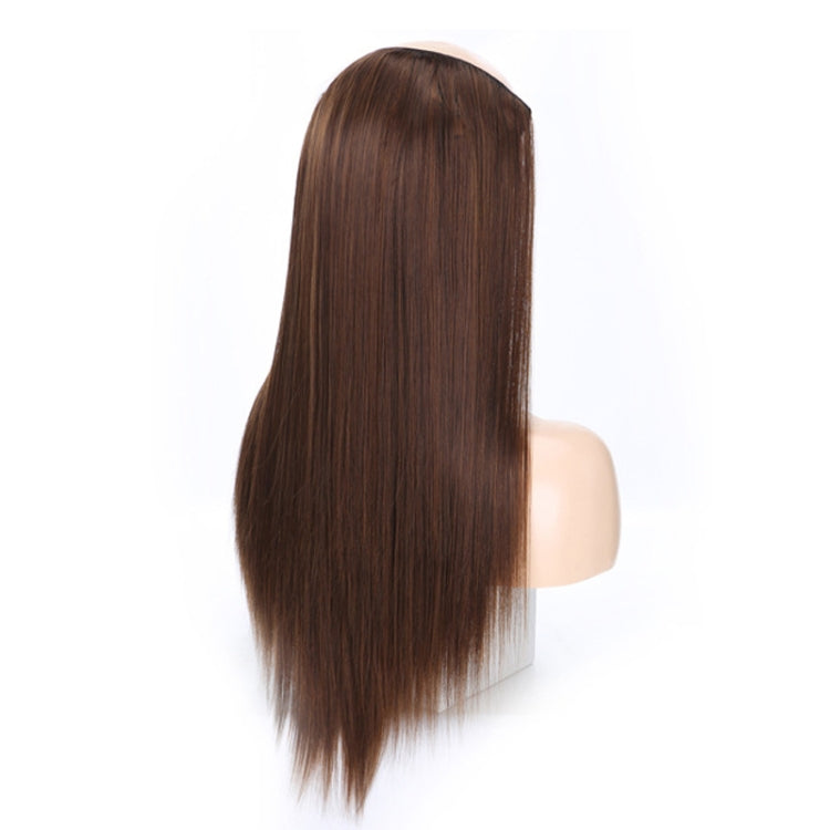 Wig Half Headgear Long Straight Hair U-Shaped Wig Headgear, Colour: 7.US-4M30# Linen - free shipping - PMC TechLife - Order now!