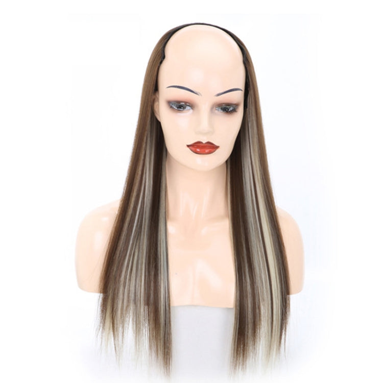 Wig Half Headgear Long Straight Hair U-Shaped Wig Headgear, Colour: 10.US-8H613# - free shipping - PMC TechLife - Order now!