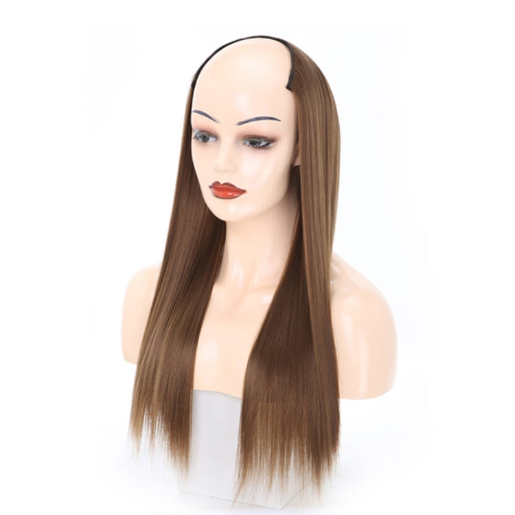 Wig Half Headgear Long Straight Hair U-Shaped Wig Headgear, Colour: 11.US-12 - free shipping - PMC TechLife - Order now!