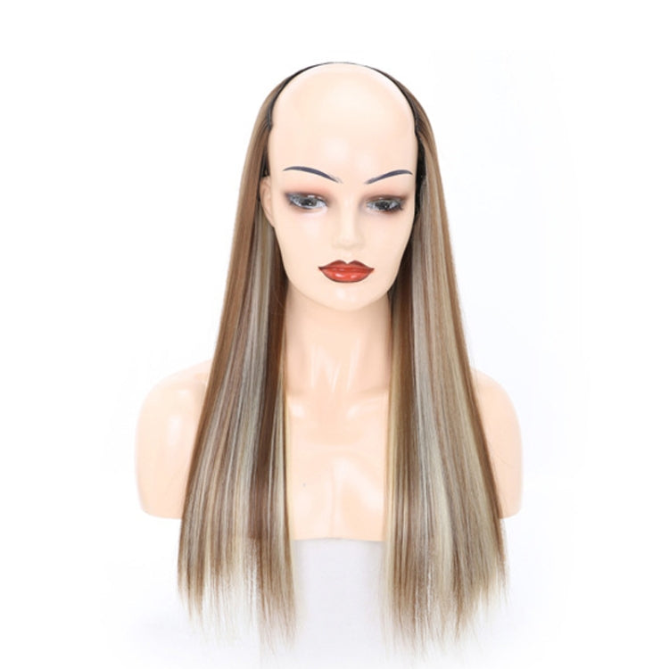 Wig Half Headgear Long Straight Hair U-Shaped Wig Headgear, Colour: 12.US-12H613 - free shipping - PMC TechLife - Order now!