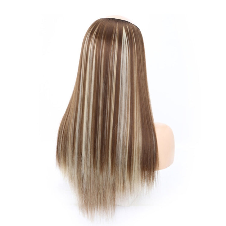 Wig Half Headgear Long Straight Hair U-Shaped Wig Headgear, Colour: 12.US-12H613 - free shipping - PMC TechLife - Order now!