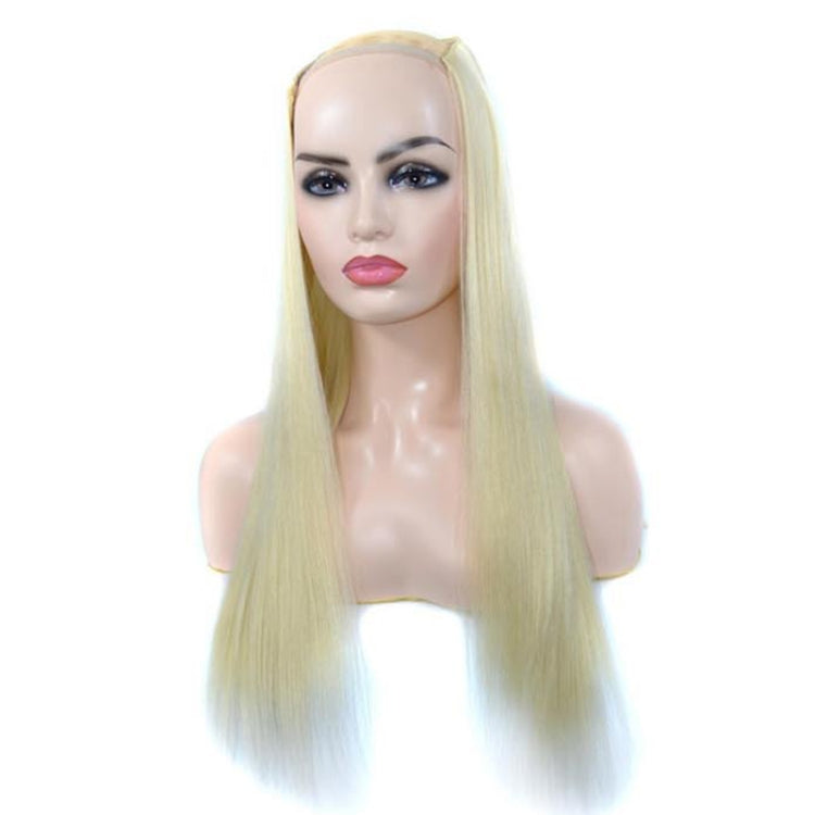 Wig Half Headgear Long Straight Hair U-Shaped Wig Headgear, Colour: 15. US-613# - free shipping - PMC TechLife - Order now!