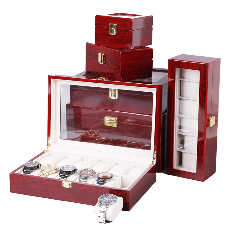 Wooden Baking Paint Watch Box Jewelry Storage Display Box(20-bit Paint) - free shipping - PMc TechLife - Order now!