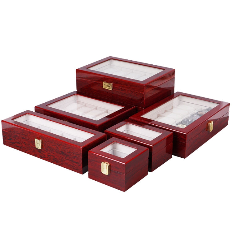 Wooden Baking Paint Watch Box Jewelry Storage Display Box(06 Black + Rice Matte) - free shipping - PMc TechLife - Order now!