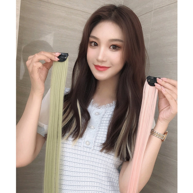5 PCS Color Highlighting Hair Extension Piece One-Piece Invisible Seamless Hair Extension Piece(Flax Gold) - free shipping - PMC TechLife - Order now!