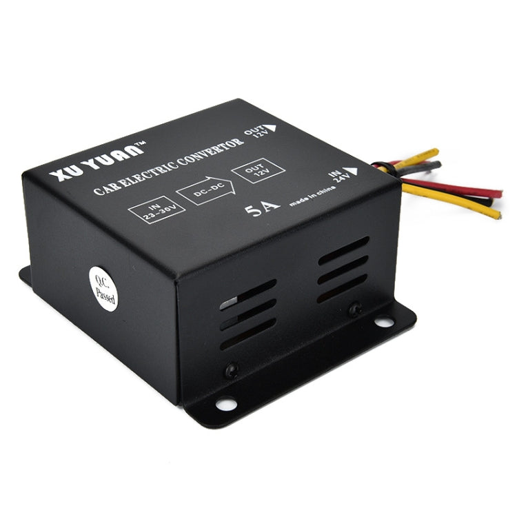 XUYUAN 60W Step-Down Converter 24V to 12V 5A Automotive DC Power Buck Converter - free shipping - PMC TechLife - Order now!