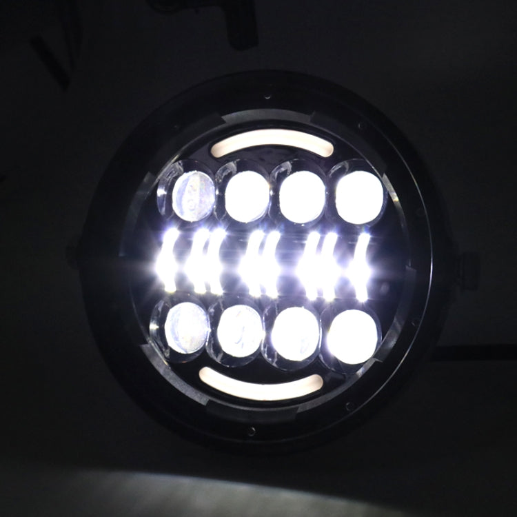 7 Inch Motorcycle Retro Modified Headlights Day Trip LED Far Near Beam Lights  For Wrangler / Harley - Headlights by PMC TechLife | Online Shopping South Africa | PMC TechLife | Buy Now Pay Later Mobicred