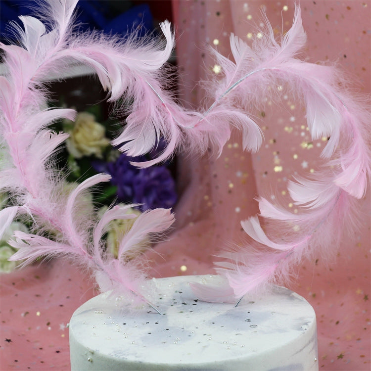 Variety Of Feather Cake Dessert Decoration Pink - Holiday Decorations by PMC TechLife | Online Shopping South Africa | PMC TechLife | Buy Now Pay Later Mobicred