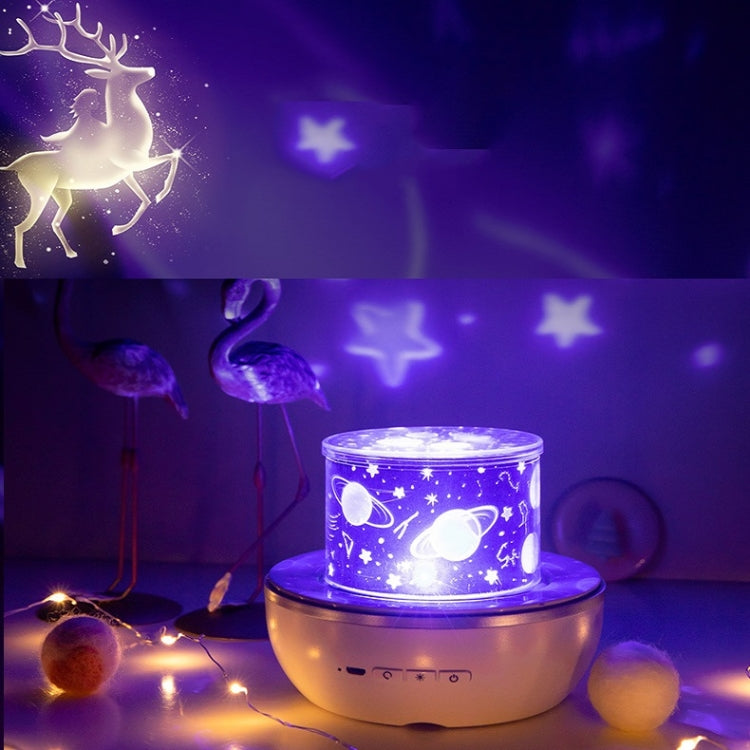 Fantasy Starry Sky Projector Night Light Atmosphere Light Valentine Day Gift, Style: Music Box - free shipping - PMc TechLife - Order now!