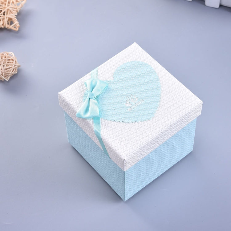 Paper Valentine Day Gift Box With Bow, Specification: 10x10x10cm(Green) - free shipping - PMc TechLife - Order now!