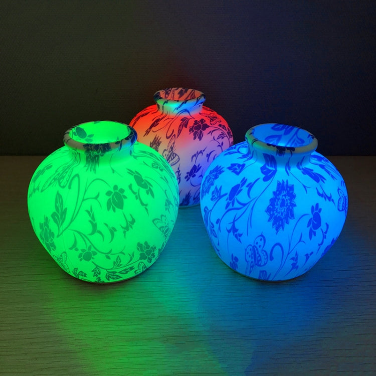 QH-28 Blue-and-white Porcelain Silicone Night Light USB Bedroom Bedside Lamp Pat Sensor Lamp(Colorful Light) - Night Lights by PMc TechLife | Online Shopping South Africa | PMc TechLife | Buy Now Pay Later Mobicred